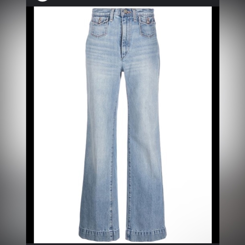 NWT Re/Done 70’s wide leg jeans